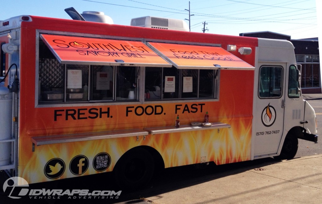 3M Food Truck Van Wrap for Concession Vendor in Scranton PA