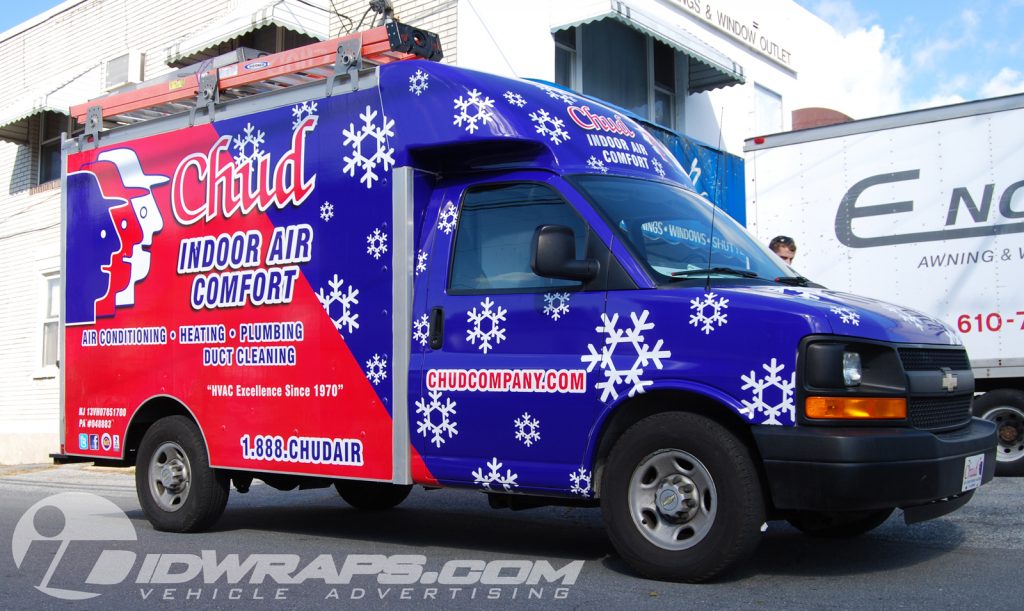 Boxtruck Van 3m Vinyl Vehicle Wrap For Hvac Contractor In Pa