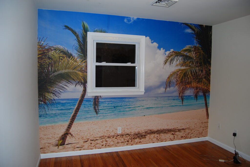 IDWraps.com Wall Mural Art Custom Beach Tropical PA