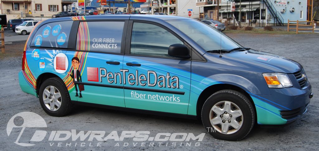 PenTeleData IT Service Dodge Caravan 3M Vinyl Graphic Wrap