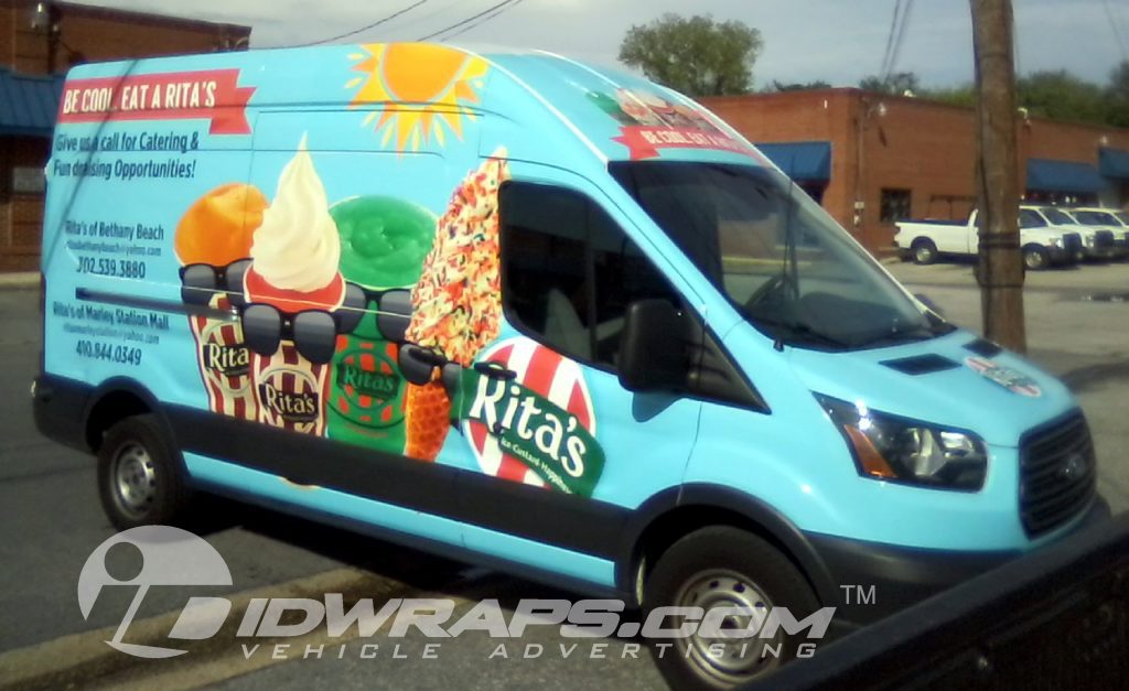 Ritas Van Wrap for Deliveries in Maryland