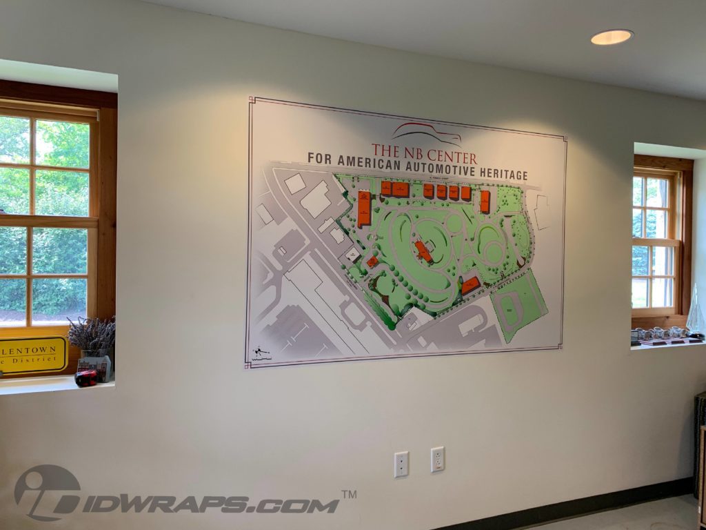 Wall Map Graphic for the NB Center
