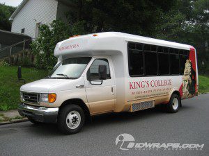 Bus Wrap for Kings College