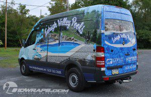 Van Wrap for Pool Contractor