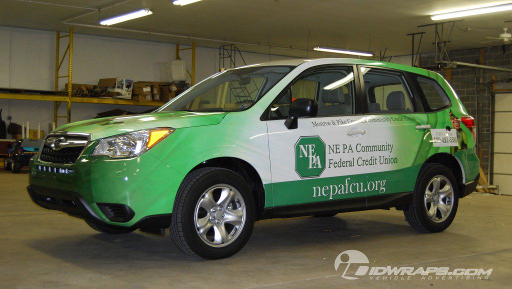 NE PA Community Federal Credit Union Subaru 3M Wrap