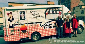 Cupcake Camper Food Truck | 3M Vinyl Vehicle Wrap by ID Wraps in PA