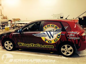 Honda Civic Delivery Car Vinyl Vehicle Wrap by ID Wraps in PA