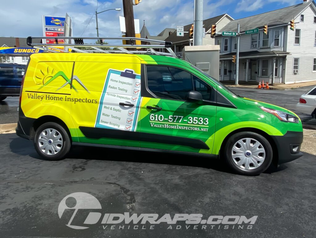 Valley Home Inspectors Cargo Van Wrap (St. Patty's Day Theme)
