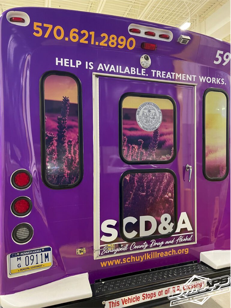 Mental Health Treatment advocacy bus for Schuykill County
