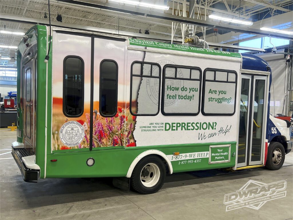 Depression awareness bus for Schuykill County